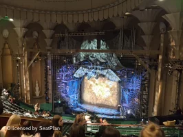 Apollo Victoria Theatre Dress Circle O7 view from seat photo