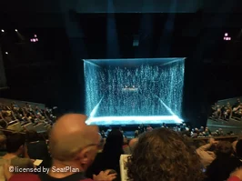 National Theatre - Olivier Circle F46 view from seat photo