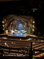 Barbican Theatre Circle A22 view from seat photo