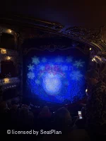 Apollo Theatre Dress Circle F8 view from seat photo