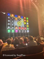 Shaftesbury Theatre Stalls J29 view from seat photo
