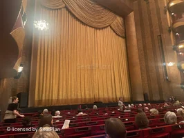 Metropolitan Opera House Orchestra L25 view from seat photo