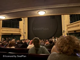 Hudson Theatre Orchestra R118 view from seat photo