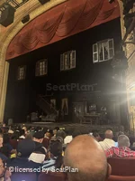 Barrymore Theatre Orchestra H10 view from seat photo