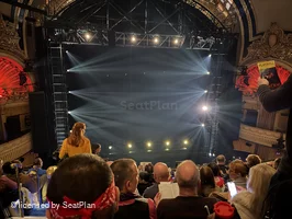 Palace Theatre Mezzanine F101 view from seat photo