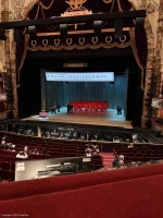 London Coliseum Dress Circle A28 view from seat photo