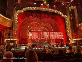 Piccadilly Theatre Stalls J21 view from seat photo