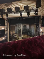 Lyric Theatre Grand Circle A18 view from seat photo