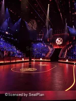 Troubadour Canary Wharf Theatre District 1 A32 view from seat photo