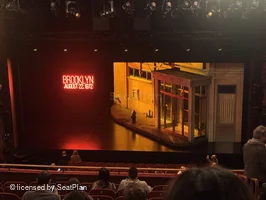 August Wilson Theatre Mezzanine L102 view from seat photo
