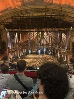 Richard Rodgers Theatre Front Mezzanine C107 view from seat photo