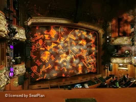 Lyceum Theatre Royal Circle A43 view from seat photo