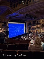 Winter Garden Theatre Mezzanine E51 view from seat photo
