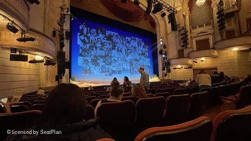 Majestic Theatre Orchestra J9 view from seat photo