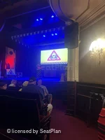 Garrick Theatre Stalls F1 view from seat photo