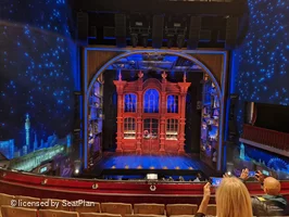 Savoy Theatre Dress Circle E12 view from seat photo