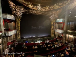 His Majesty's Theatre Royal Circle A24 view from seat photo