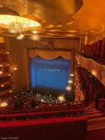 Metropolitan Opera House Family Circle A4 view from seat photo