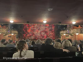 Lyceum Theatre Stalls ZA26 view from seat photo