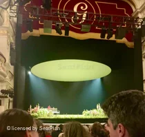 Garrick Theatre Stalls L17 view from seat photo