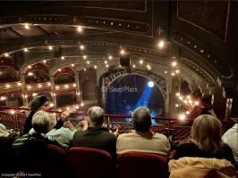 Lyric Theatre Balcony E24 view from seat photo