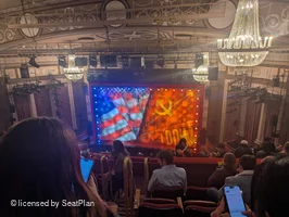 Imperial Theatre Rear Mezzanine G402 view from seat photo