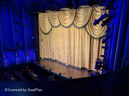 Trafalgar Theatre Dress Circle B1 view from seat photo