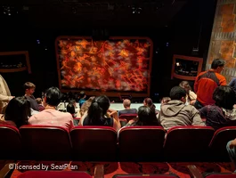 Minskoff Theatre Mezzanine F135 view from seat photo