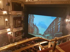 Noel Coward Theatre Grand Circle AA14 view from seat photo