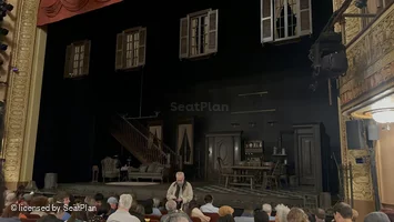 Barrymore Theatre Orchestra J10 view from seat photo