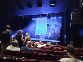Peacock Theatre Stalls N4 view from seat photo