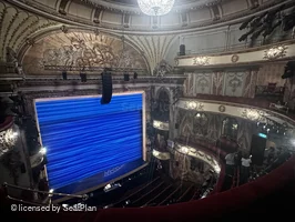 Novello Theatre Grand Circle C24 view from seat photo