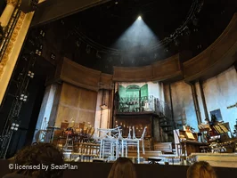 Lyric Theatre Stalls D7 view from seat photo