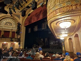 Barrymore Theatre Orchestra L22 view from seat photo