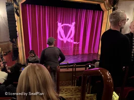 St James Theatre Mezzanine E1 view from seat photo