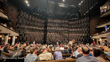 Barbican Theatre Stalls M29 view from seat photo