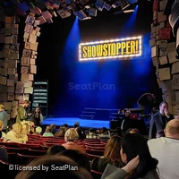 Cambridge Theatre Stalls P1 view from seat photo