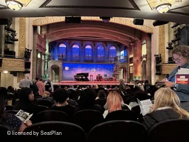 Gerald Schoenfeld Theatre Orchestra P103 view from seat photo