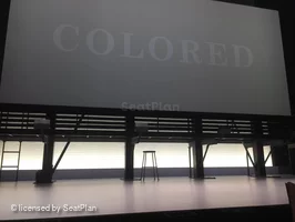 Golden Theatre Orchestra B115 view from seat photo