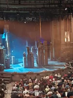 Alexandra Palace Theatre Circle E24 view from seat photo