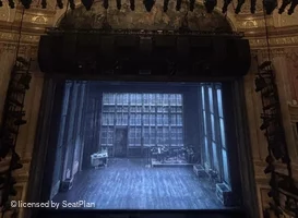 Neil Simon Theatre Mezzanine H112 view from seat photo