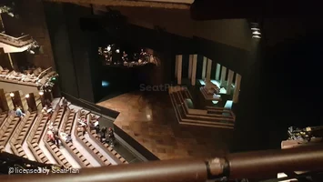 Barbican Theatre Gallery B6 view from seat photo