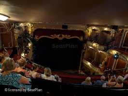 Apollo Theatre Grand Circle F19 view from seat photo