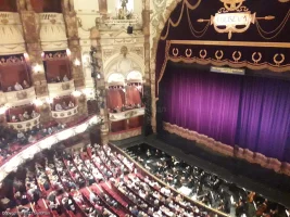 London Coliseum Balcony A9 view from seat photo