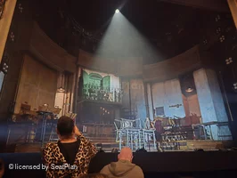 Lyric Theatre Stalls E16 view from seat photo