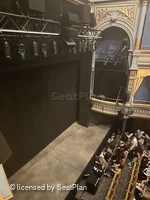 Harold Pinter Theatre Royal Circle Box E1 view from seat photo