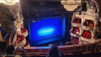 Shaftesbury Theatre Grand Circle F30 view from seat photo