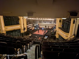 Hudson Theatre Dress Circle H2 view from seat photo
