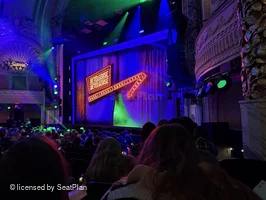 Palace Theatre Orchestra K6 view from seat photo
