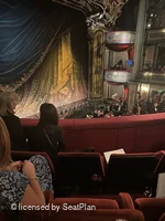 His Majesty's Theatre Royal Circle C35 view from seat photo